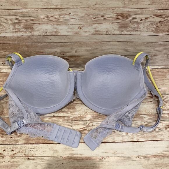 VICTORIA'S SECRET Dream Angels Light Blue Lace Bra 32DD - Picture 5 of 7
